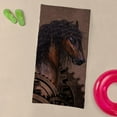 thumbnail image 3 of CafePress - Steampunk Horse - Large Beach Towel, Soft 30"x60" Towel with Unique Design, 3 of 3