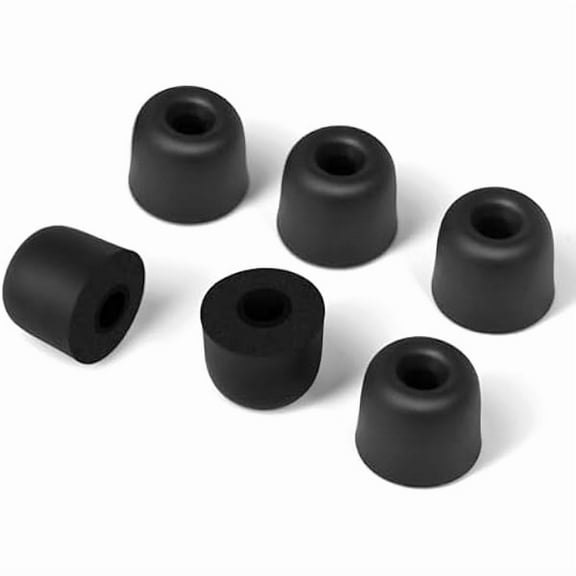 CYBERGUYS Memory Foam Tips Replacement Compatible with DEWALT Earbuds, Ear Tips Isolation Noise Earbud Tips Replacement Fit 5.0mm-5.2mm Nozzle in-Ear Earphones with Storage Box, 3