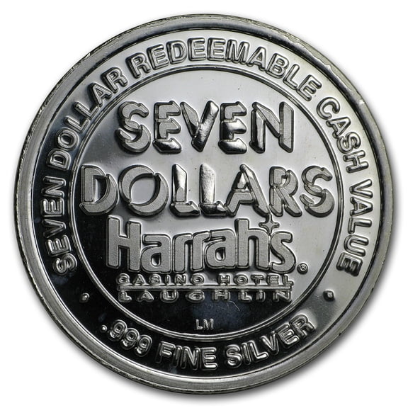 .999 Fine Silver $7 Gaming Token