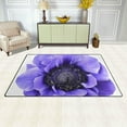 thumbnail image 3 of SKYSONIC Violet Flower Area Rug Pad - 31 x 20 inch - 100% Light Weight Polyester Fabric for Living - Bedroom, 3 of 6
