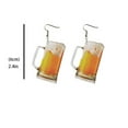 thumbnail image 3 of Zmoon Wine Glass Acrylic Earrings, 3 of 4