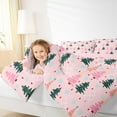 thumbnail image 4 of Feelyou Cartoon Xmas Tree Bedding Comforter Set for Teen, Winter Snowflake Twin Comforter Sets, Merry Christmas Theme Reversible Bedding Set, Super Cozy Room Decor, 2pcs, 4 of 8