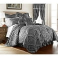 thumbnail image 3 of Chezmoi Collection Paisley 9 Piece Comforter Sets, California King with Shams, Bed Skirt, Pumpkin Cushion, 3 of 4