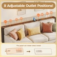 thumbnail image 5 of Amadwell 79" Narrow Sofa Console Table with Power Outlets, 5.9" Slim Side Table for Living Room, Entryway & Bedroom, 5 of 9