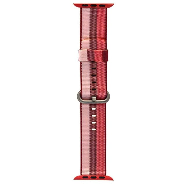 Digital Basics Apple Watch Nylon Band for 38mm - Red Stripe