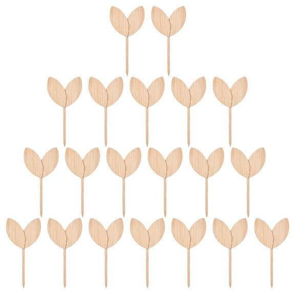 20pcs Wood Garden Tags for Potted Plants Blank Writing Signs Yard Wood Signs for Plants