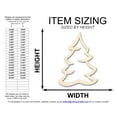 thumbnail image 2 of Unfinished Wood Snowy Tree Shape 7" / 1/8", 2 of 3