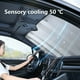 thumbnail image 5 of Front Windshield Sun Shade - Accordion Folding Double-sided Auto Sunshade For Medium And Small Car 55 X 27 Inch (Gray), 5 of 8