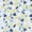 Blue Lemons Pattern, variant on Yayeee 6 PCS Drink Coasters with Holder Set Woven Absorbent Round Tabletop Hot Pad, Watercolor Peach Pattern