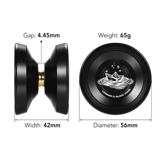 Aluminum Yoyo Ball, Stable High Speed Routine, Anodizing Treatment, Smooth Quiet , Yoyo String Glove For Gift
