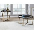 thumbnail image 2 of Ergode End Table Mirrored, Walnut & Champagne, 2 of 3