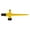 Yellow Scattering nozzle gr, variant on SDFGTstore Weatherproofed Underground Irrigation Sprinkler Thickened Pipe 180 Degrees Mists