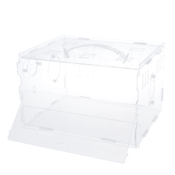 wolftale Portable Acrylic Hamster Cage Stylish Small Pet House Nest ...