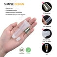 thumbnail image 3 of 50PCS Lip Gloss Containers 20ml Silver Cap Lip Gloss Tubes Empty Lip Balm Tubes Refillable Cosmetic Squeeze Lipgloss Tubes + 2 x 20ml Syringes Tag Labels Stickers for DIY Lip Gloss Base Glitter, 3 of 7