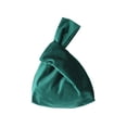 thumbnail image 2 of Minnieouse Bolso de muñeca de terciopelo portátil exquisito y fácil de combinar para cualquier ocasión, bolso de mano, regalo para mujer Bolsas de mensajero y de hombro verde negruzco, 2 of 6