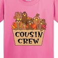 thumbnail image 4 of Inktastic Cousin Crew Cute Turkey Family Youth T-Shirt, 4 of 5