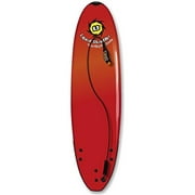 Liquid Shredder SB6ft4 ELEMENTRD 6 ft. Element Soft Surfboard - Red, 4 in.