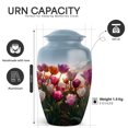 thumbnail image 2 of Yatskia Garden Tulip Sunset Urn for Ashes for Women, Decorative Urns for Human Ash, Small Urns for Human Ashes Keepsake, (Classic 10 Inch and 3 Inch), 2 of 8