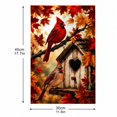 thumbnail image 4 of Fall Floral Garden Flag, Autumn Harvest Flower Yard Flag, Thanksgiving Seasonal Decor, Single‑Sided Printed Flag for Outdoor Porch Patio Lawn Yard Home Decoration, 4 of 6
