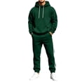 thumbnail image 4 of Luvrsol Big & Tall Men Athletic 2-Piece Lounge Tracksuit Solid Long Sleeve Hooded Top & Daily Wear Jogger Pants S-3XL, 4 of 9
