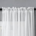 thumbnail image 2 of Dtwnek 2 Panels Sheer Curtains Rod Pocket Drapes Window Treatments Curtain for Yard, for Living Room, Bedroom, 54" x 63", 2 of 7