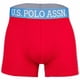 thumbnail image 5 of U.S. POLO ASSN. Boxershorts para hombre, pack de 5 - Trunks, logo, algodón elástico Azul/Rojo M (Medium), 5 of 7