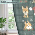 thumbnail image 4 of Yayeee Window Curtains Set of 2 for Living Room Light Filtering 63"x42", Green Christmas, 4 of 7