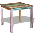 thumbnail image 2 of vidaXL Dining Table Solid Reclaimed Wood 80x82x76 cm, 2 of 5