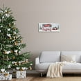 thumbnail image 2 of Stupell Industries Merry Christmas Winter Sentiment Festive Snowy Camper Trailer, 40 x 17,Design by Sara Baker, 2 of 5