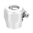 thumbnail image 5 of Unique Bargains AN8 Hex Car Universal Hose Finisher Flexible Rubber Pipe Clamp for Oil Fuel Water Tube Silver Tone, 5 of 6