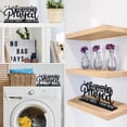 thumbnail image 4 of Living Room Table,Dining Room Table Wooden Desktop Inspirational Text Standing Sign Ornament Wooden Sign Dining Table Home Living Room Decorative Signs Living Room Tables, 4 of 9