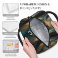 thumbnail image 3 of Easygdp Vintage Pattern Fox Bolsa de Almuerzo Insulada Grande, Forro de Aluminio, Diseño Espacioso, a Prueba de Fugas, Ideal para Trabajo, Picnics, Viajes y Actividades al Aire Libre, 3 of 6