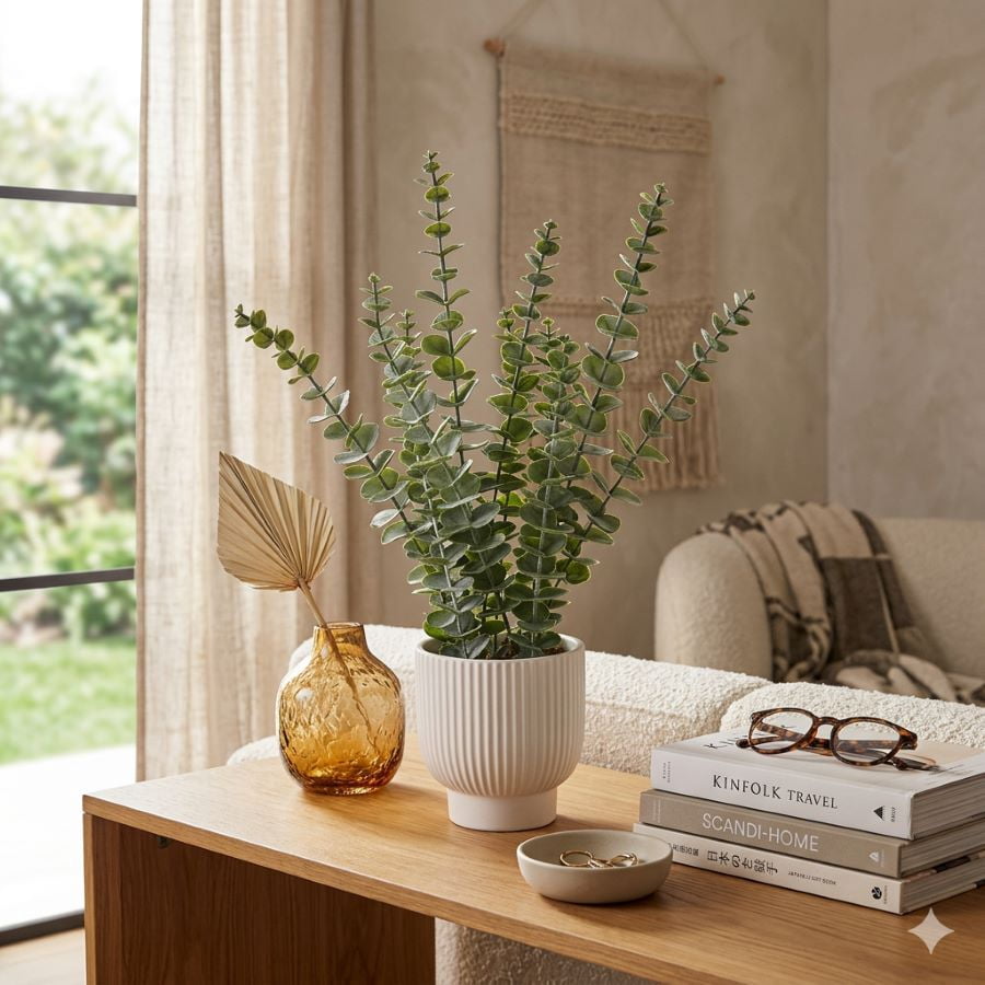 Eucalyptus artificiel en pot Anko