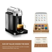 Nespresso Vertuo Coffee & Espresso Single-Serve Machine in Chrome, BNV220CRO1BUC1