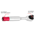 thumbnail image 4 of 2 Pcs 1/4 Pouce 85MM Mini Torque Ensemble de Clés à Rachet Outil de Réparation à Main pour Véhicule Vélo Kit de Clé à Douille, 4 of 4