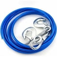 thumbnail image 2 of Cuerdas de remolque de 5 toneladas, cable de remolque de recuperación de 4 metros de alta resistencia con 2 ganchos de seguridad para automóviles, 2 of 6