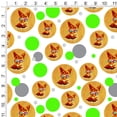 thumbnail image 2 of Beam Me Up Scottie Dog Suglasses Vintage Retro Premium Gift Wrap Wrapping Paper Roll, 2 of 5