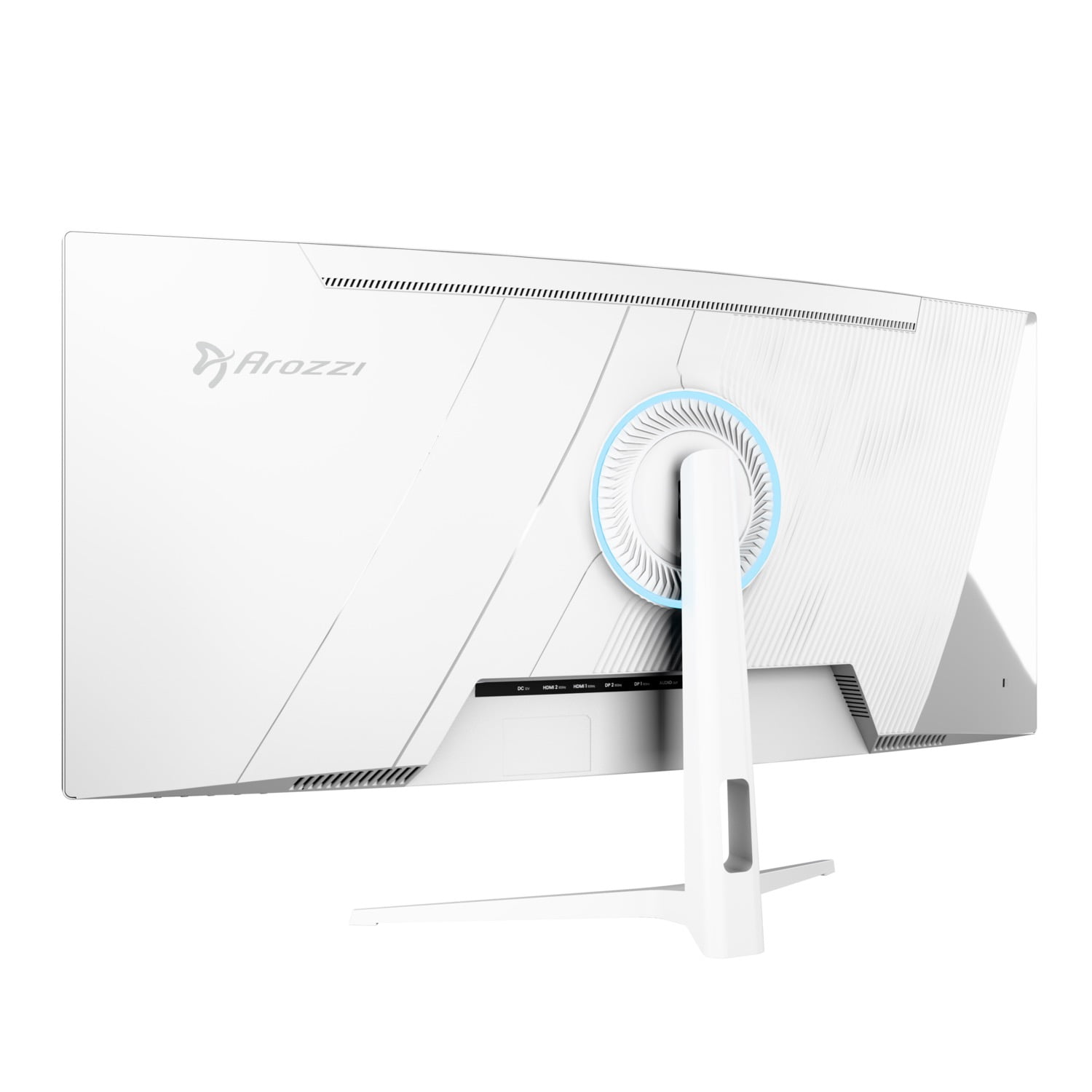 Arozzi Nova 34" Ultrawide Curved Gaming Monitor – VA, 3440x1440 UWQHD, 165Hz, 1ms, HDR10 – White