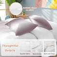 thumbnail image 2 of 3 Piece Dark Purple Ombre Duvet Cover Set California King,Microfiber Comforter/Quilt Cover with Corner Ties and 2 Pillowcases,Modern Gradient Abstract Art All Season Soft Bedding with Zipper Closure, 2 of 8