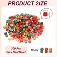 thumbnail image 2 of Uxcell Wax Seal Beads, 300 Pcs 3 Colors Set for Sealing Letters, Invitations, Gift Wrapping, DIY, , Purple Tone, 2 of 7