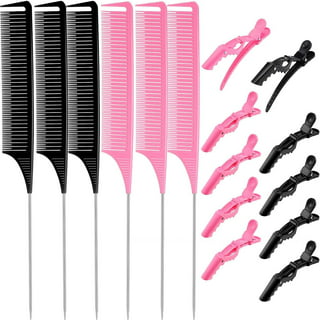 Part Like A Pro Precision Comb| Braiding HD Parting Comb| Salon Styling Comb| Antistatic Heat Resistant Comb| Braid Band for Hair Gel| Magnetic