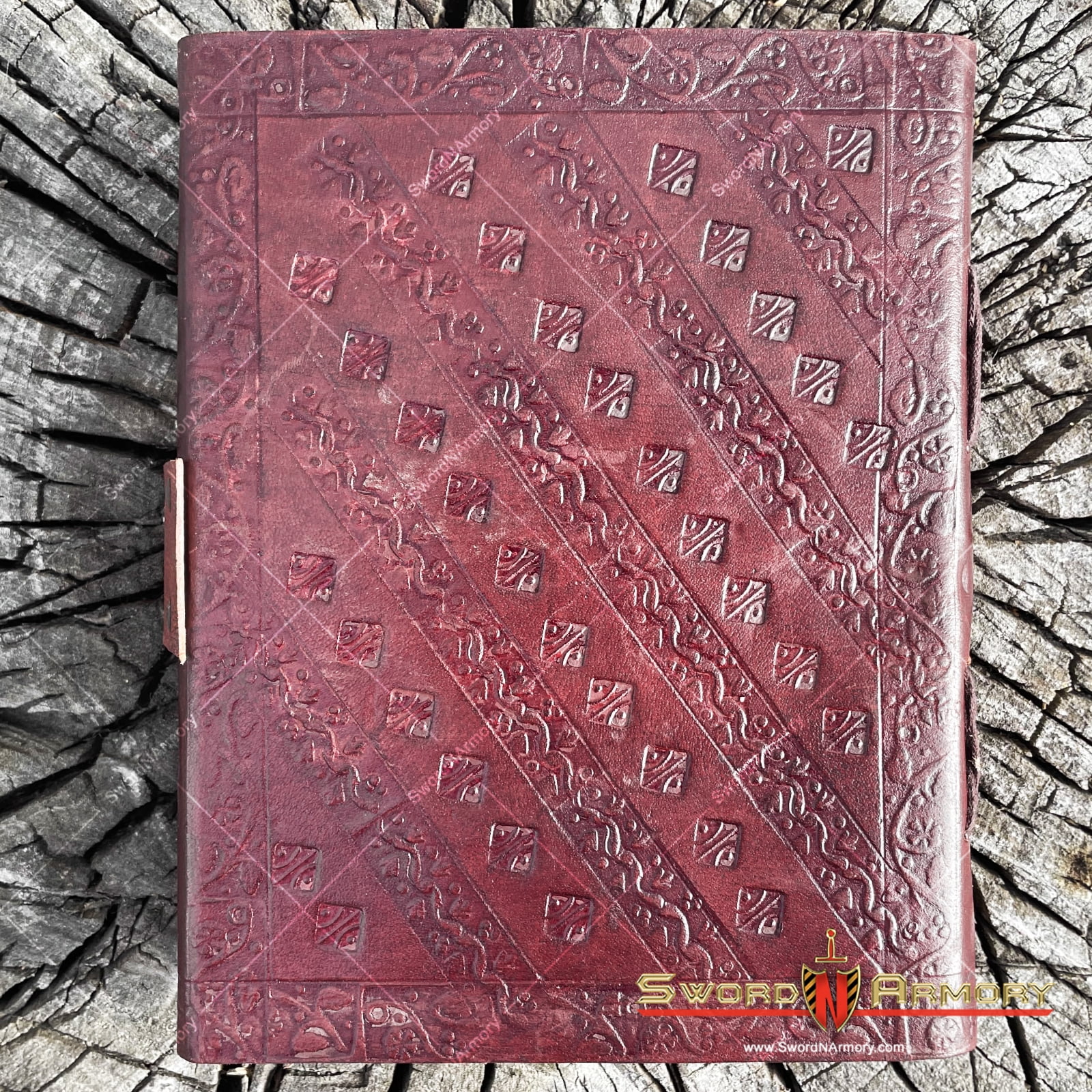 Medieval Renaissance Leather Journal Notebook Diary Tree Embossed Cover