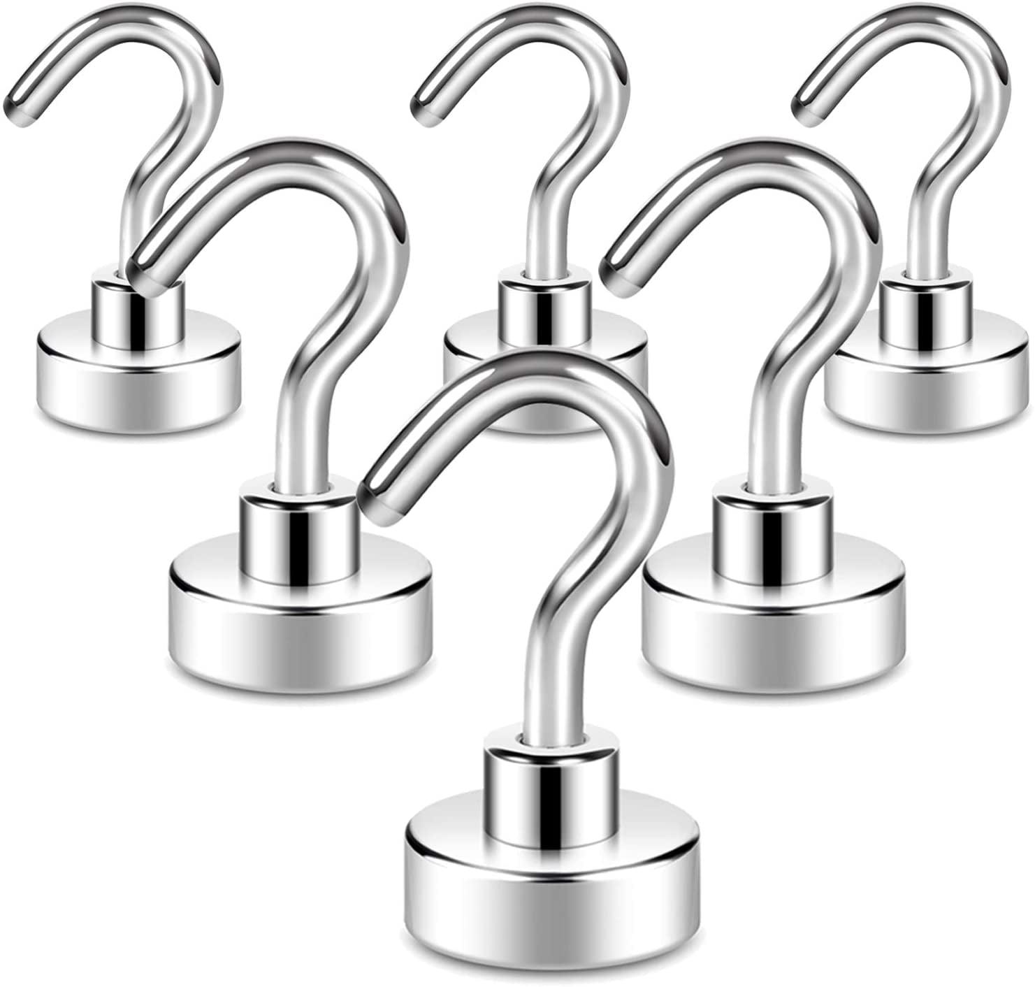 Tianlu 6 Pack Hooks 10kg+ Heavy Duty with Fridge