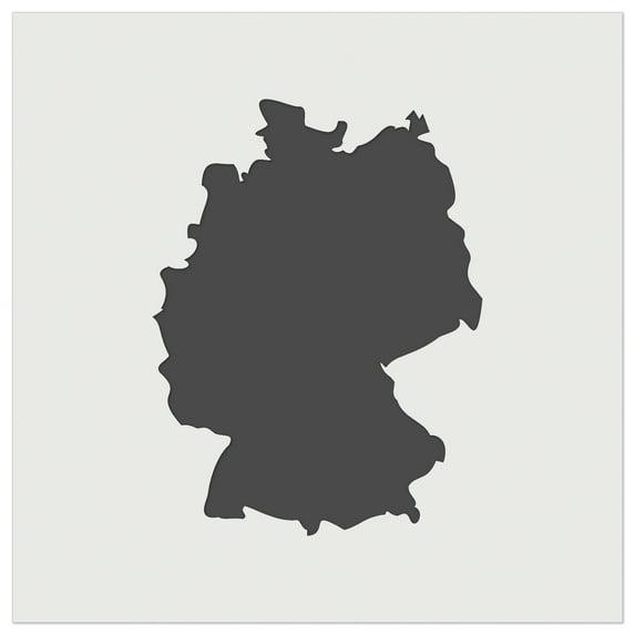 Germany Country Solid DIY Cookie Wall Craft Stencil - 9.0 Inch