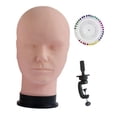 thumbnail image 4 of Xuanheng Male Bald Mannequin Head Hat Display Rack for Hairpieces s Making Styling C, 4 of 8
