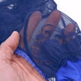 thumbnail image 4 of 2 Pack(Bleu 1PCS & Rouge 1PCS) Multipack Saint-Valentin pour Femmes Collants Brillants Sans Entrejambe Lingerie Sportive, 4 of 4