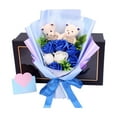 thumbnail image 4 of Ramo de flores de , adorno artístico perfumado, arreglo floral, regalos del Día de San Valentín para profesores de jardín, niños, miembros de , azul mayimx Ramo de Jabón de Flores, 4 of 9
