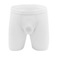thumbnail image 3 of Wancir Men Solid Color Compression Shorts Stretchy Knee Length Sport Active Shorts Gym Workout Underwear, 3 of 4