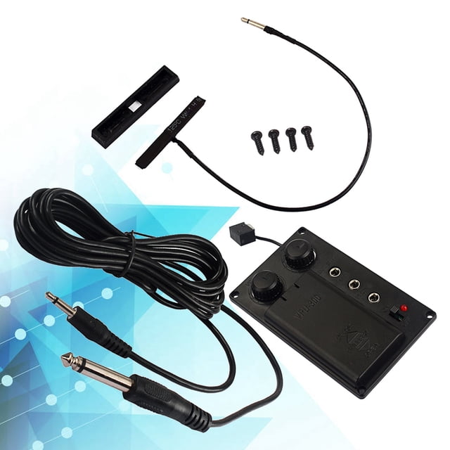unbranded 1Jgo Preamp Ecualizador Para Violín Negro Con Control De Tono Y Reducción De Eco