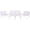 White, variant on Safavieh Thompson 5 - Piece Polyethylene Outdoor Conversation Set, Yellow